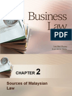 BL Chapter 2-Sources of Malaysian Law