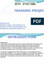 Summer Training Project: Created by VARIDHI GARG (00214802711) AKSHAY ROHATGI (03414802711) VEDANSHU JAIN (04814802711)