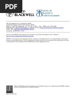 Development Of Argument Skills