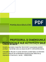 Curs 12 Profesorul Si Dimensiunile Psihosociale Ale Activitatii Sale