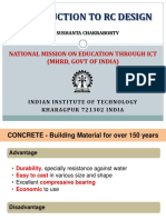 Introduction To RC Design: National Mission On Education Through Ict (MHRD, Govt of India)