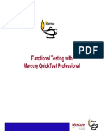 Functional Testing With Mercury Quicktest Professional