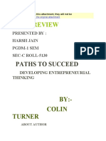 Book Review: Paths To Succeed