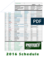 2016 Poteet Softball Schedule