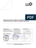 GCL 3.3.6 Protocolo de Uso y Manejo de an Tisépticos y Desinfectantes HRR V1 2013