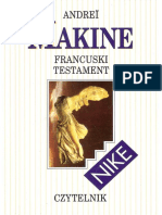 Andrei Makine - Francuski Testament