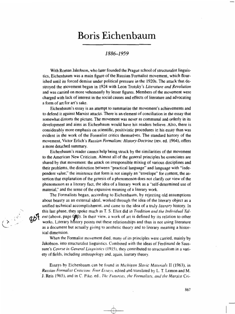 Eichenbaum - Formal Method | PDF