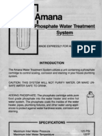 Amana Phosphate Water Treatment Guide