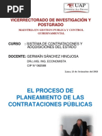 Clase 1- Planeamiento de las Contrataciones P+¦blicas