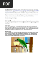 Download Cara Merawat Cucak Hijau Agar Gacor by armand SN295507996 doc pdf