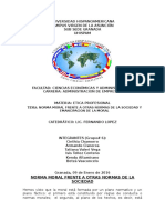 Etica Frente A Otras Normas Sociales