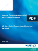 Parent/guardian survey comments