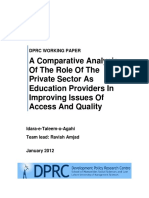 Comparative Analysis of public & private sector in access & quality of education ITA.pdf