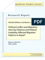 Migration Nepal Conflict William