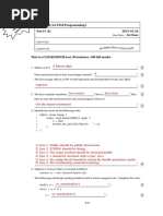 COMP112 /14-T01b Programming I Test #1 (B) 2014-10-24 in Class