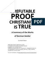 Irrefutable Proof Christianity is True, A Summary of the Works of Norman Geisler (2013) - Shawn Nelson