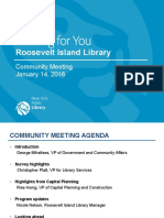 Roosevelt Island Library - FINAL Presentation 1/2016