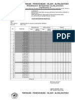 Daftar Hadir Manual PNS