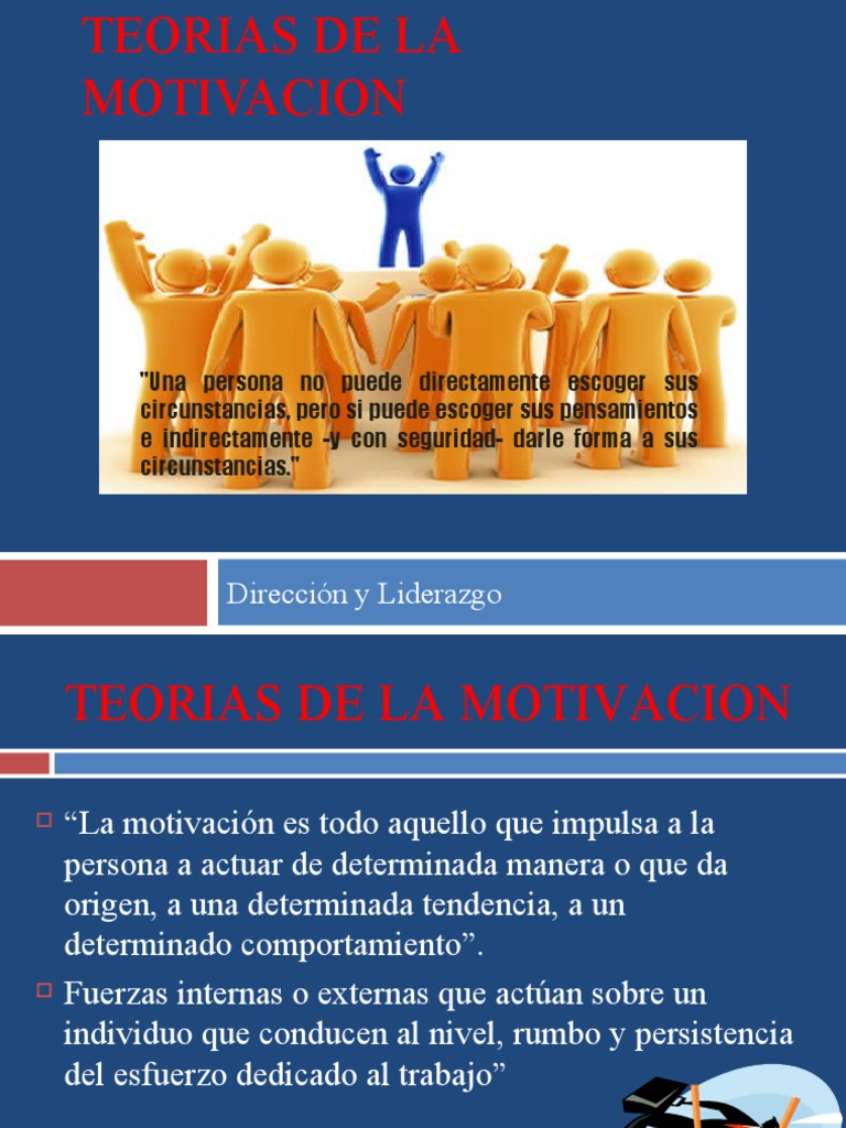 Teorías de la Motivación Laboral | PDF | Motivacional | Motivación
