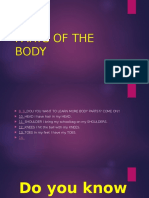 Parts of the Body Song