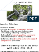 Caribbean Historiography in The Decade After Emancipation