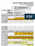 Jadual Waktu Penilaian Berterusan Sesi 2/2014: Program Diploma Vokasional Malaysia (DVM) Autotronik