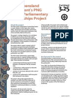 The Queensland Parliament's PNG Pacific Parliamentary Partnerships Project