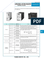 Power Amplifiers for Proportional Electro-Hydraulic Controls