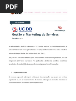Conteudo Programatico Gestao e Marketing de Servicos
