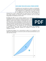 La Distribucion de La Renta. Coeficiente de Gini