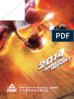 Peak Sports 2015 Annual Report