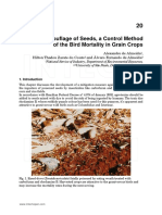 Camouflage of Seeds, A Control Method of The Bird Mortality in Grain Crops