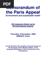 Memorandum of the Paris Appeal -2006