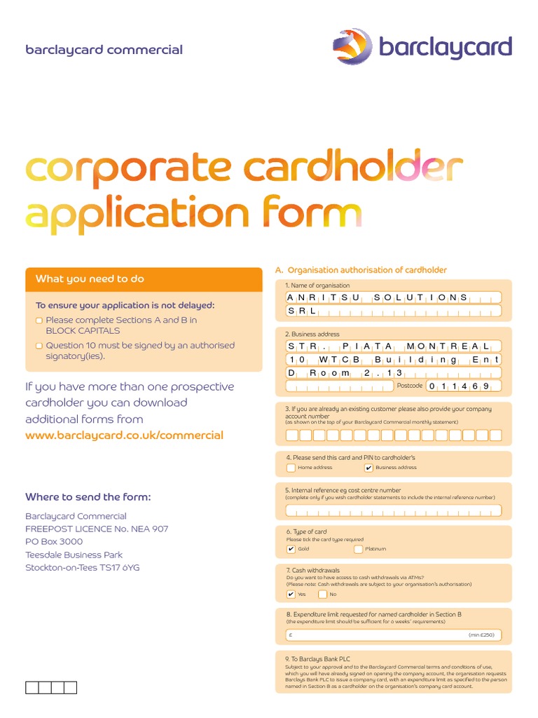 Barclaycard application form.pdf Barclays Business
