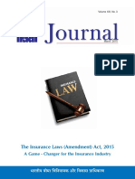IRDAI Journal 2015 Issue