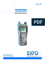 EXFO User Guide AXS-805-855 PDF