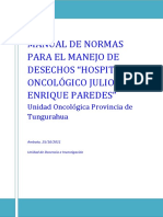 Manual de Normas Para El Manejo de Desechos Hospital