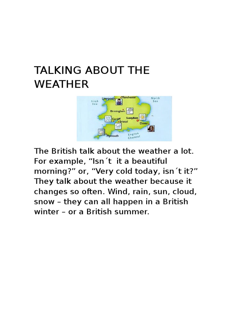 Talking About The Weather | PDF