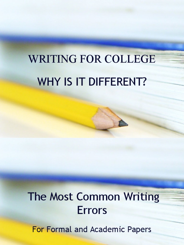 Writing For College Tips and Tricks | PDF