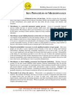 Key Principles of Microfinance