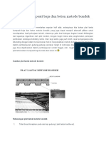 Plat Lantai Komposit Baja Dan Beton Metode Bondek