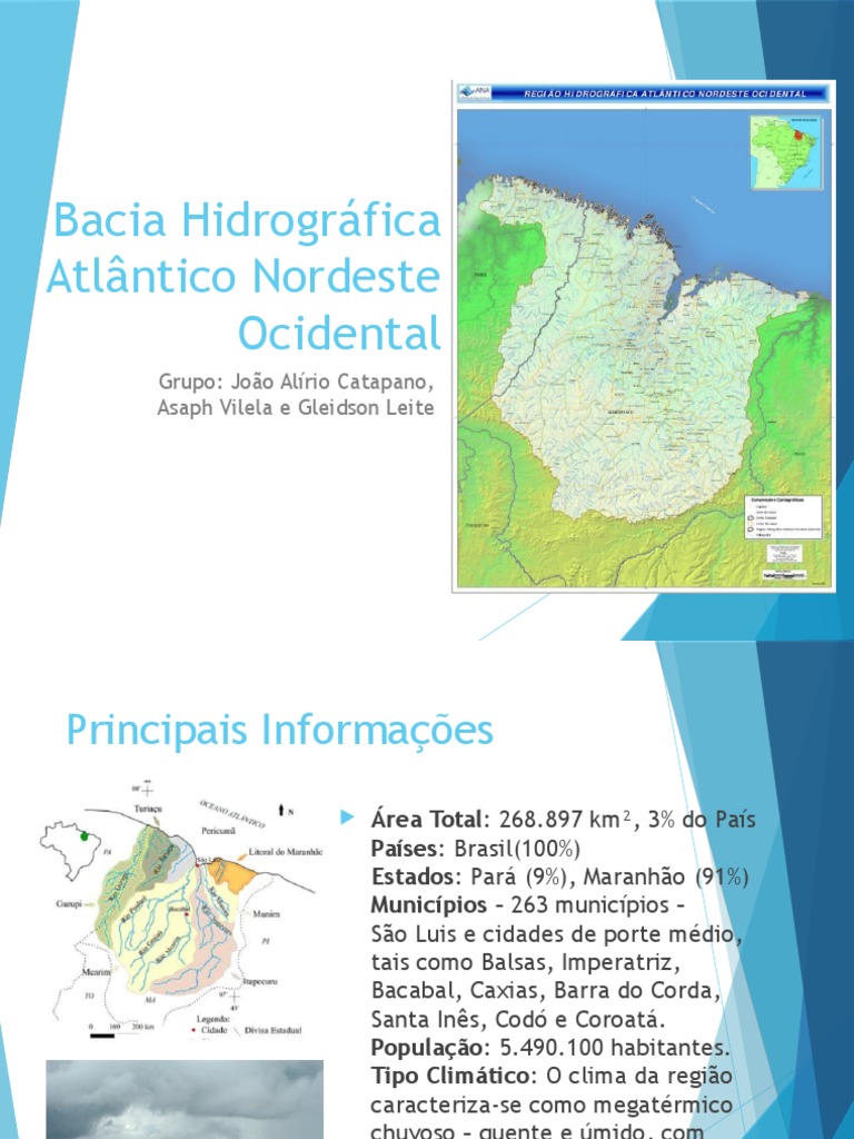 Bacia Hidrográfica Atlântico Nordeste Ocidental Rio Bacia de Drenagem