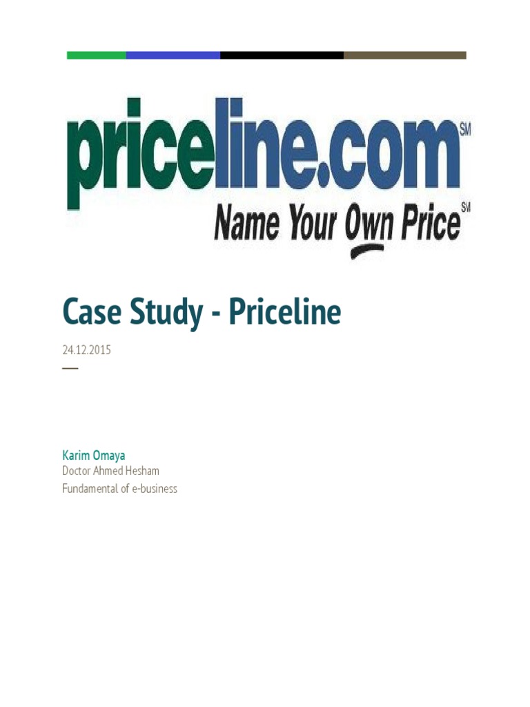 Priceline pricing strategy image