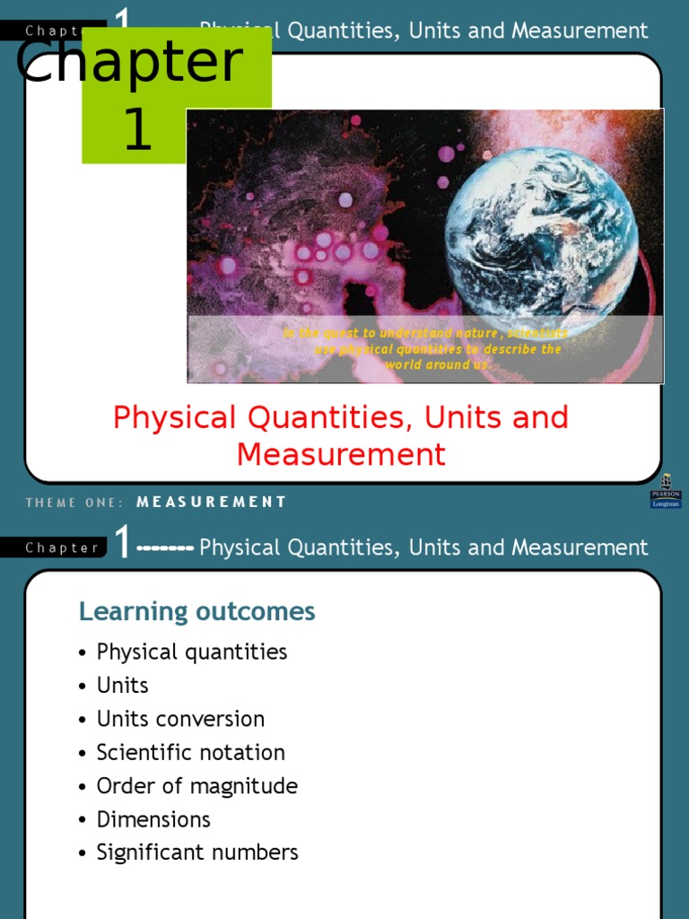Understanding Physical Quantities and Units | PDF | Units Of ...