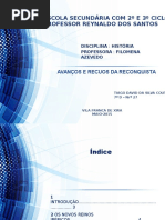 Trabalho História Avanços e Recuos 