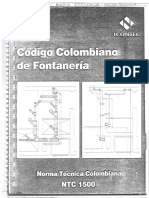 Código Colombiano de Fontanería NTC 1500