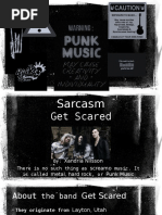 Sarcasm Get Scared Powerpoint