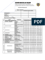 Plan de Estudio-Intensidad Horaria 0º a 11º-2016