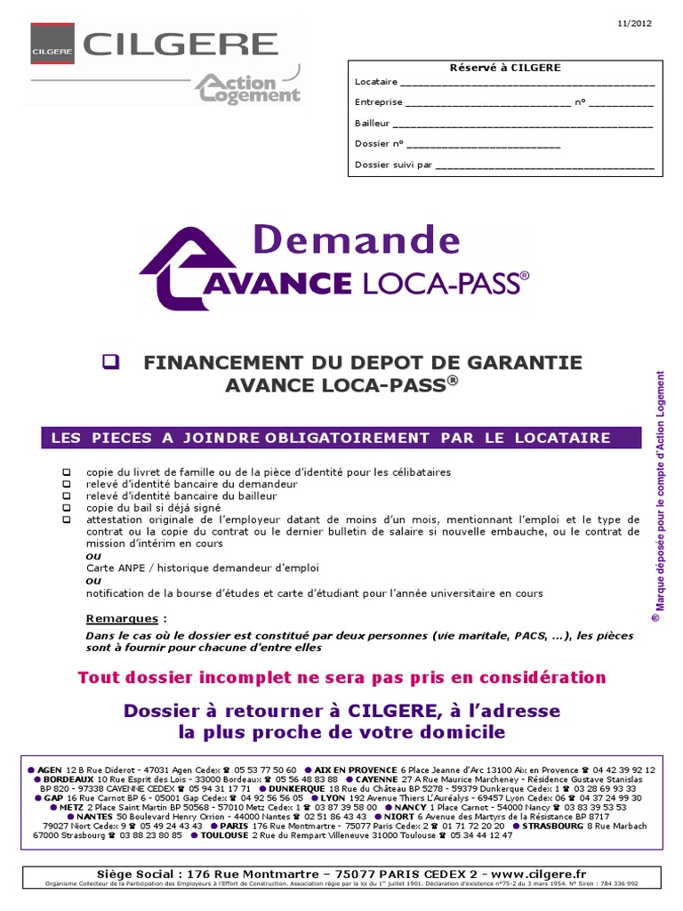 dossier locapass cilgere