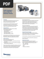 CUPS Printing in Linux UNIX For Intermec Printers Tech Brief